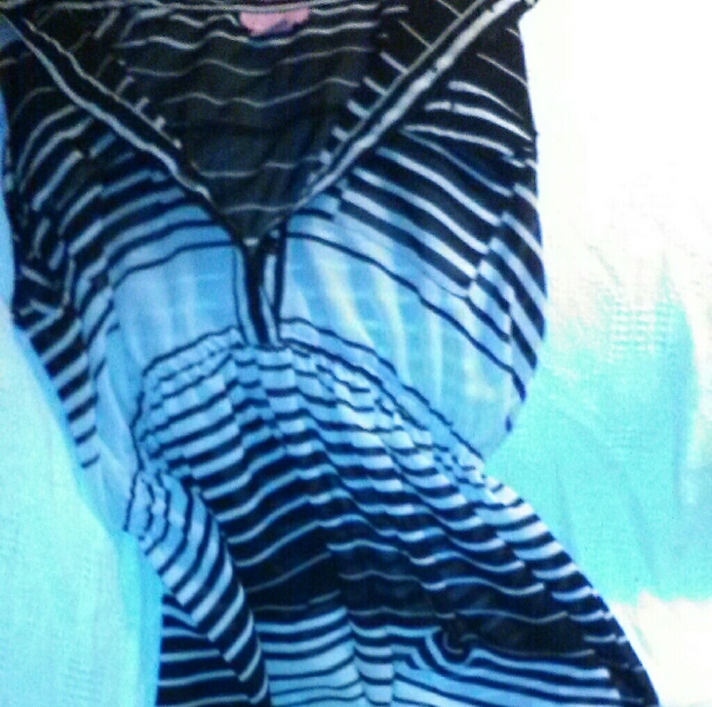 Sheer polyester dress